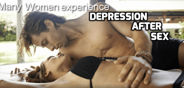 Many women experience depression after sex